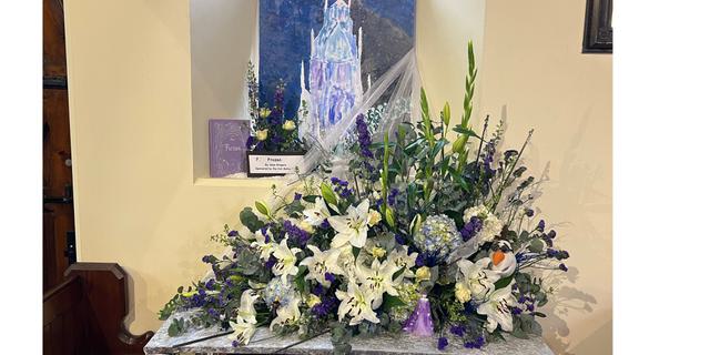 Ashford in the Water flower festival 2024 for 25 frozen