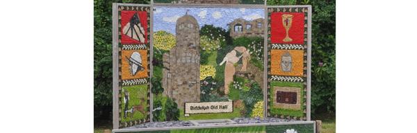 Biddulf Moor Well Dressing 2024 for 25 Biddulf Old Hall NEW