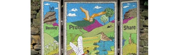 Charlesworth Well Dressing 2024 for 25 glynn williams