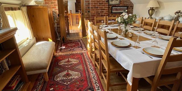 Dining room seating  12 to 16