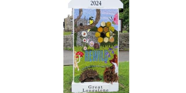 Great Longstone Well Dressing 2024 for 25