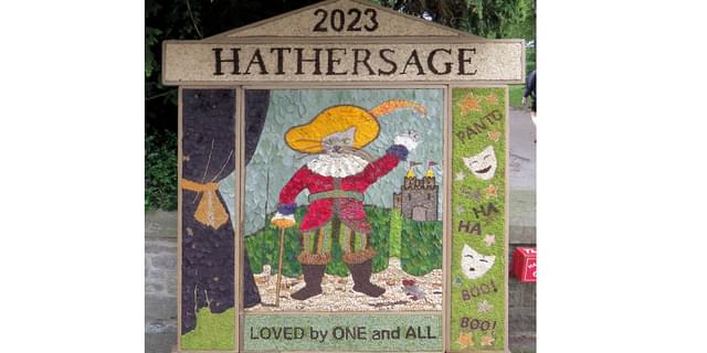 Hathersage Well Dressing 2023 Glynn Williams