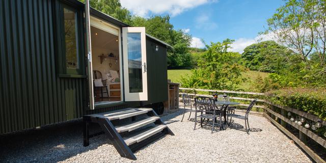 The outside of Haddy's Hut