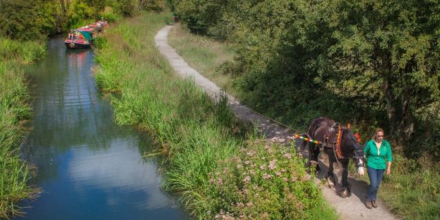 High Peak Junction VC Cromford Canal Horse Drawn Boat