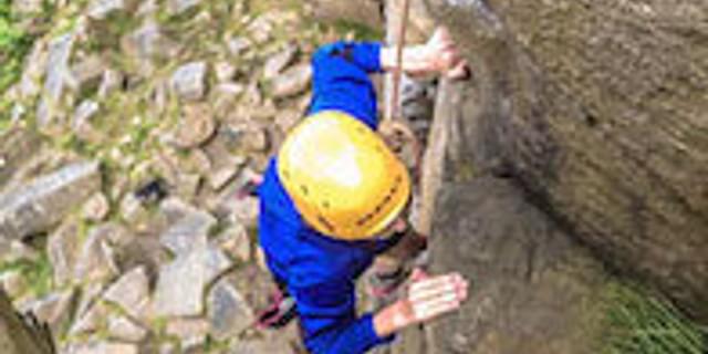 Rock Climbing Experience Day in the Peak District
