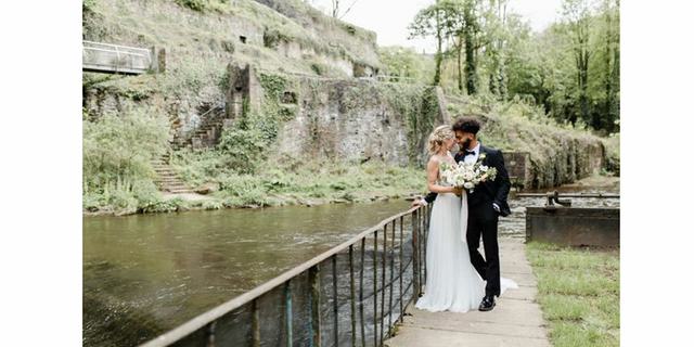 Torr Vale Mill Wedding by the river new JPG 1347051428